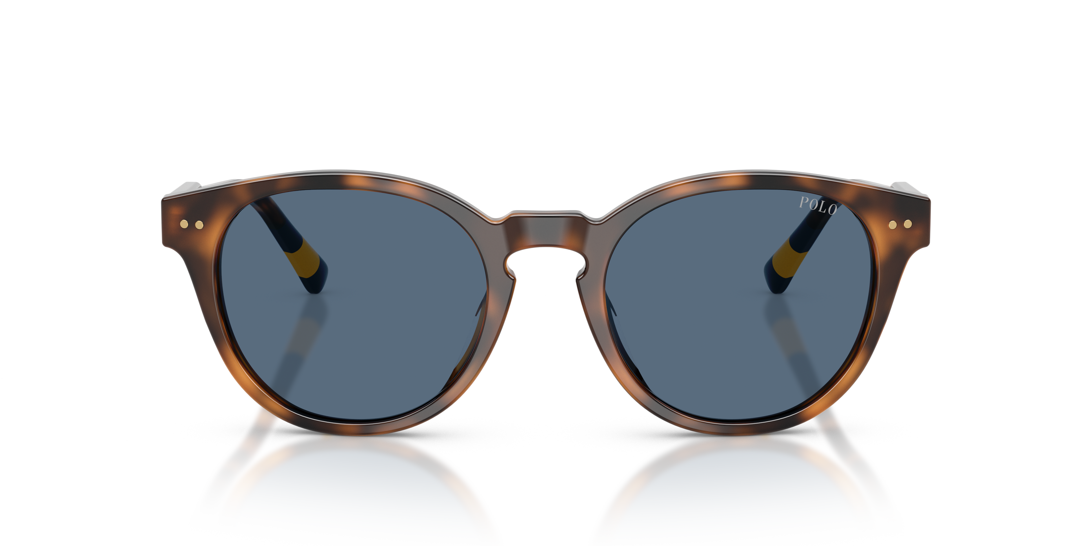 Polo Ralph Lauren Man Polo Ralph Lauren PH4241U 608980 Sunglasses Acetate Red Blue Round Norma