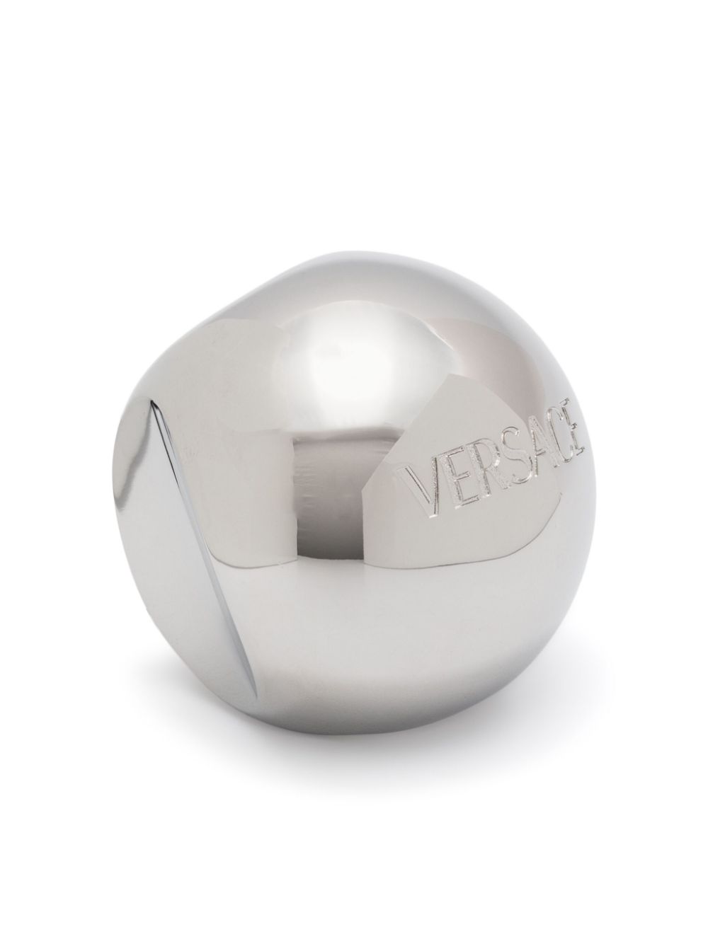 Sphere logo-engraved ring - Silver