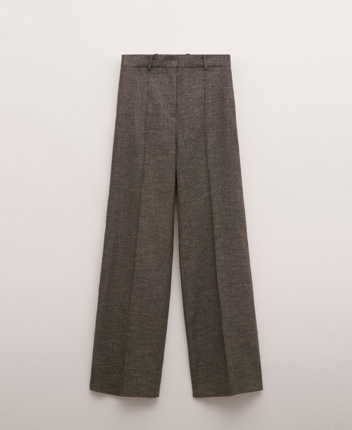 Women's Flecked Suit Pants - Chocolate