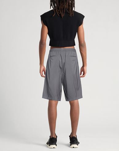 Man Shorts & Bermuda Shorts Grey Size 32 Virgin Wool, Elastane