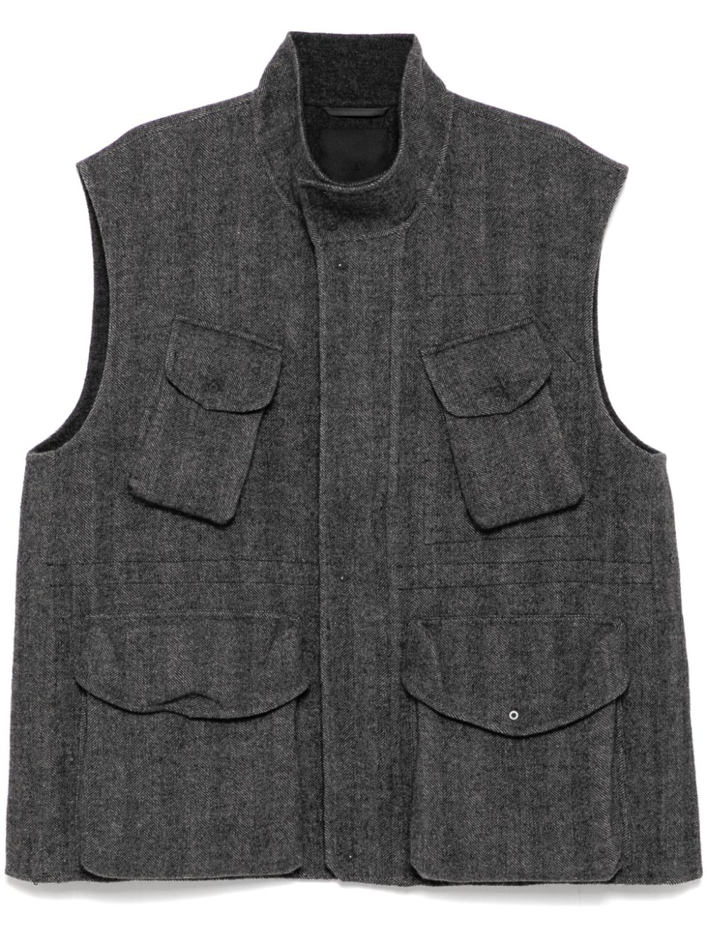 Drawstring vest - Black