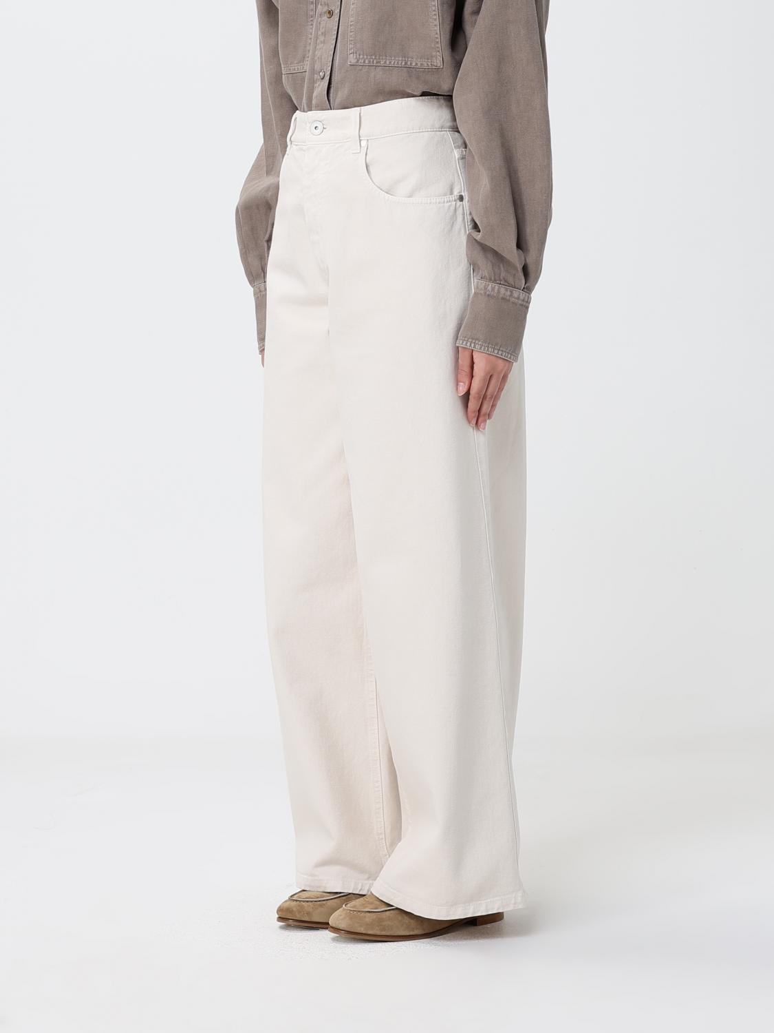 Jeans Woman color White