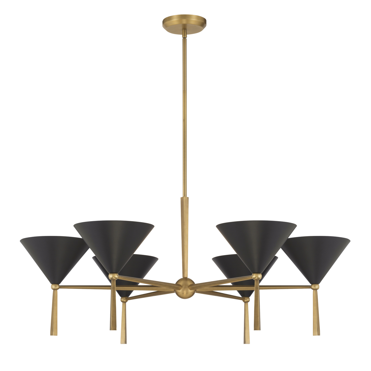 Legacy Brass Chandelier from the Cortan Collection