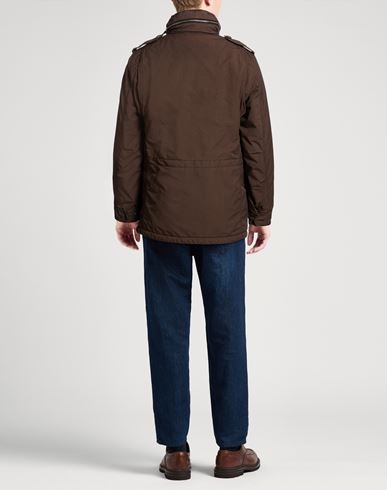 Man Jacket Brown Size S Polyester, Polyamide