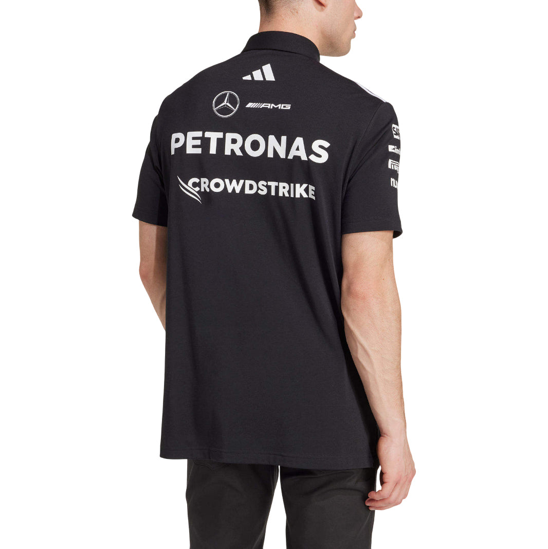 Mercedes AMG Petronas Formula One Team Polo Shirt 'Black'
