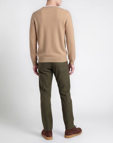 R3d Wöôd Man Sweater Sand Size XL Viscose, Polyamide, Wool, Cashmere