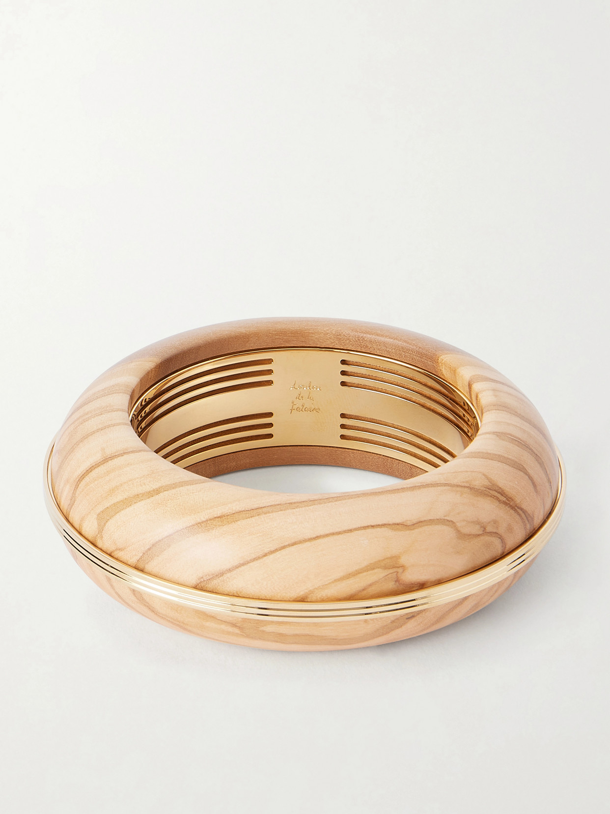+ Loulou De La Falaise Lucie Gold-tone Wood Bangle - Unknown