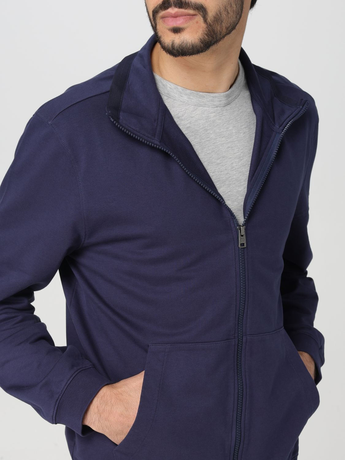 Sweatshirt Men color Blue