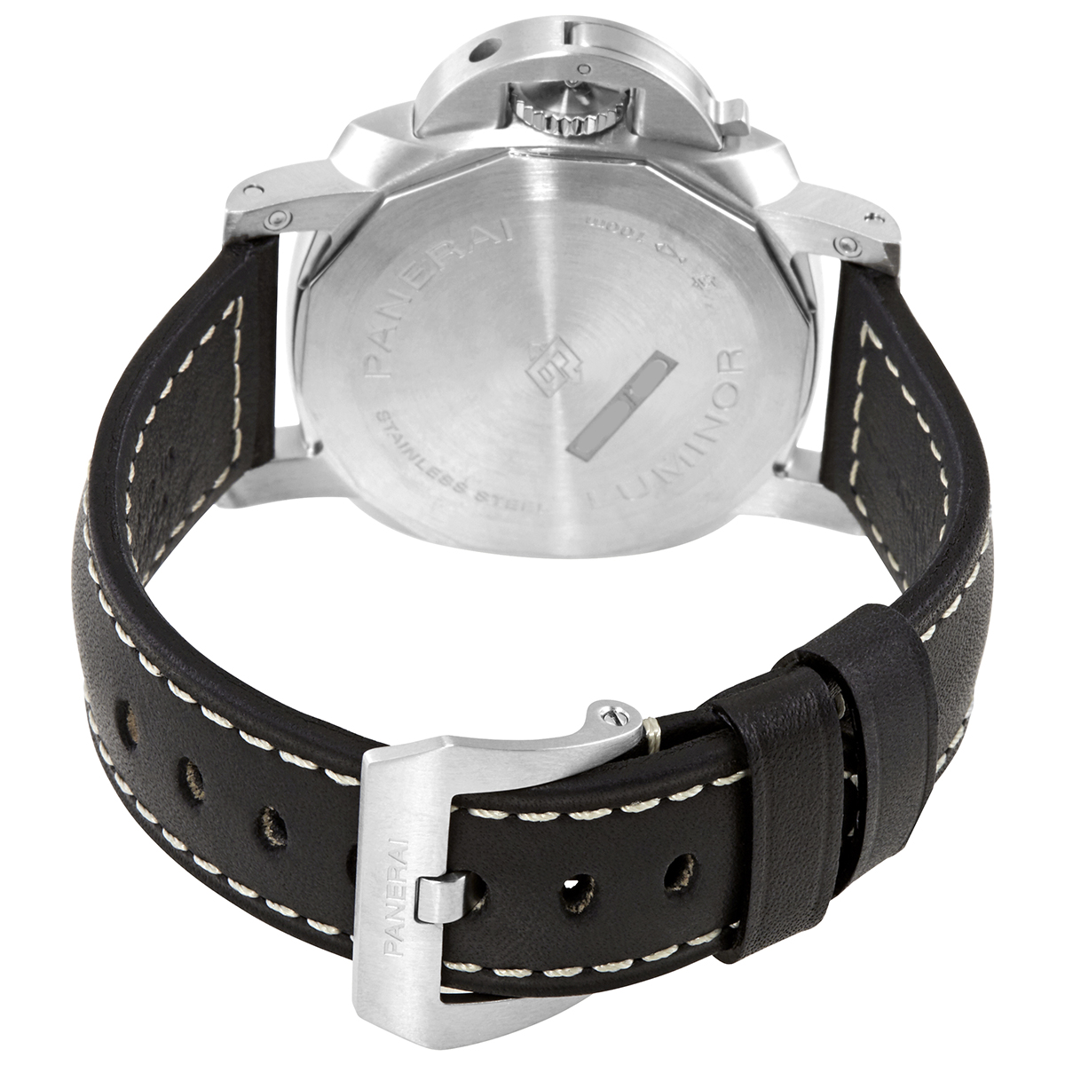 Pre-owned Luminor Marina Black Dial Mens Watch PAM02392