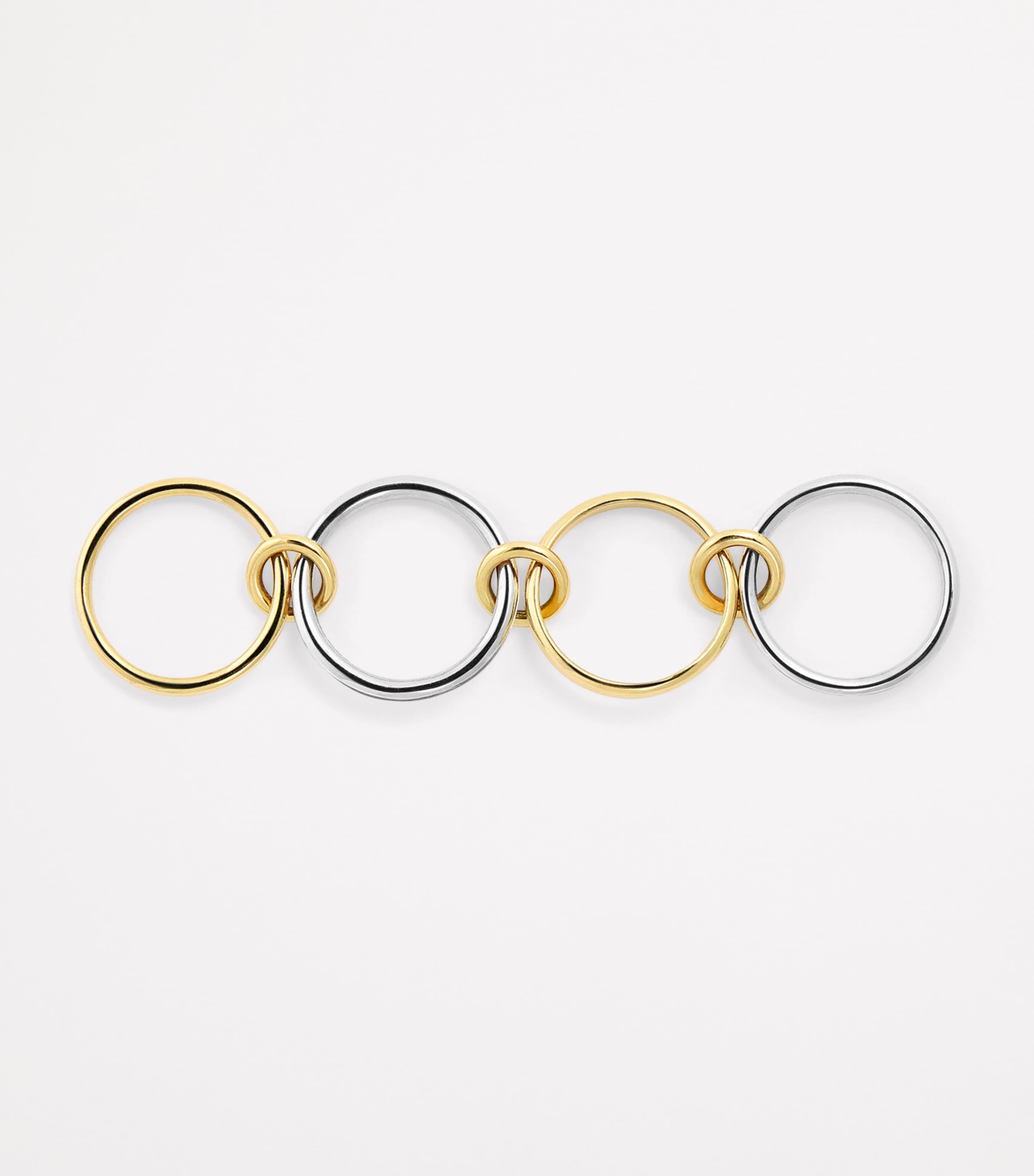 Yellow Gold, White Gold and Diamond Naima Ring