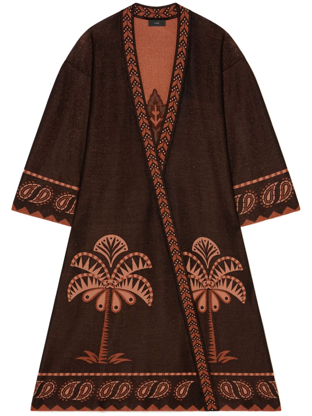 Wild Wonder robe dress - Brown