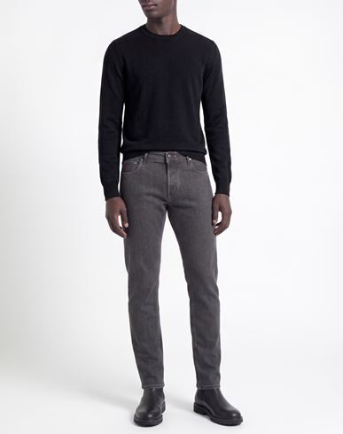 Man Jeans Black Size 31 Cotton, Elastomultiester, Elastane