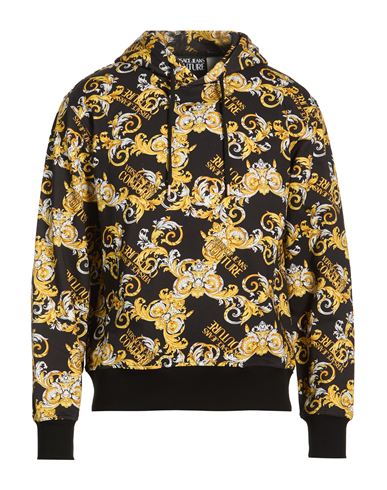 Man Sweatshirt Black Size L Cotton