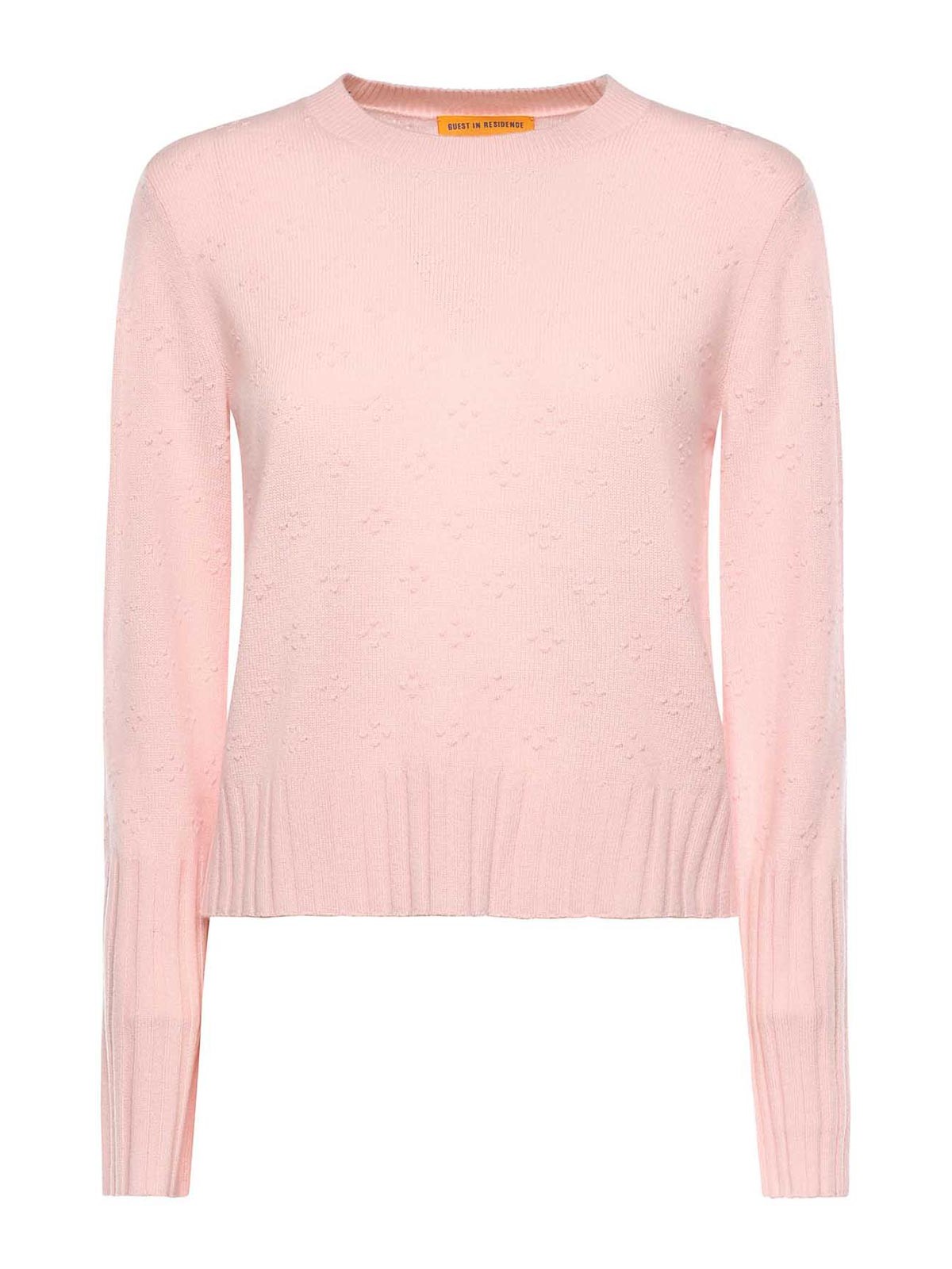 Compass Shrunken Crew Cashmere Sweater