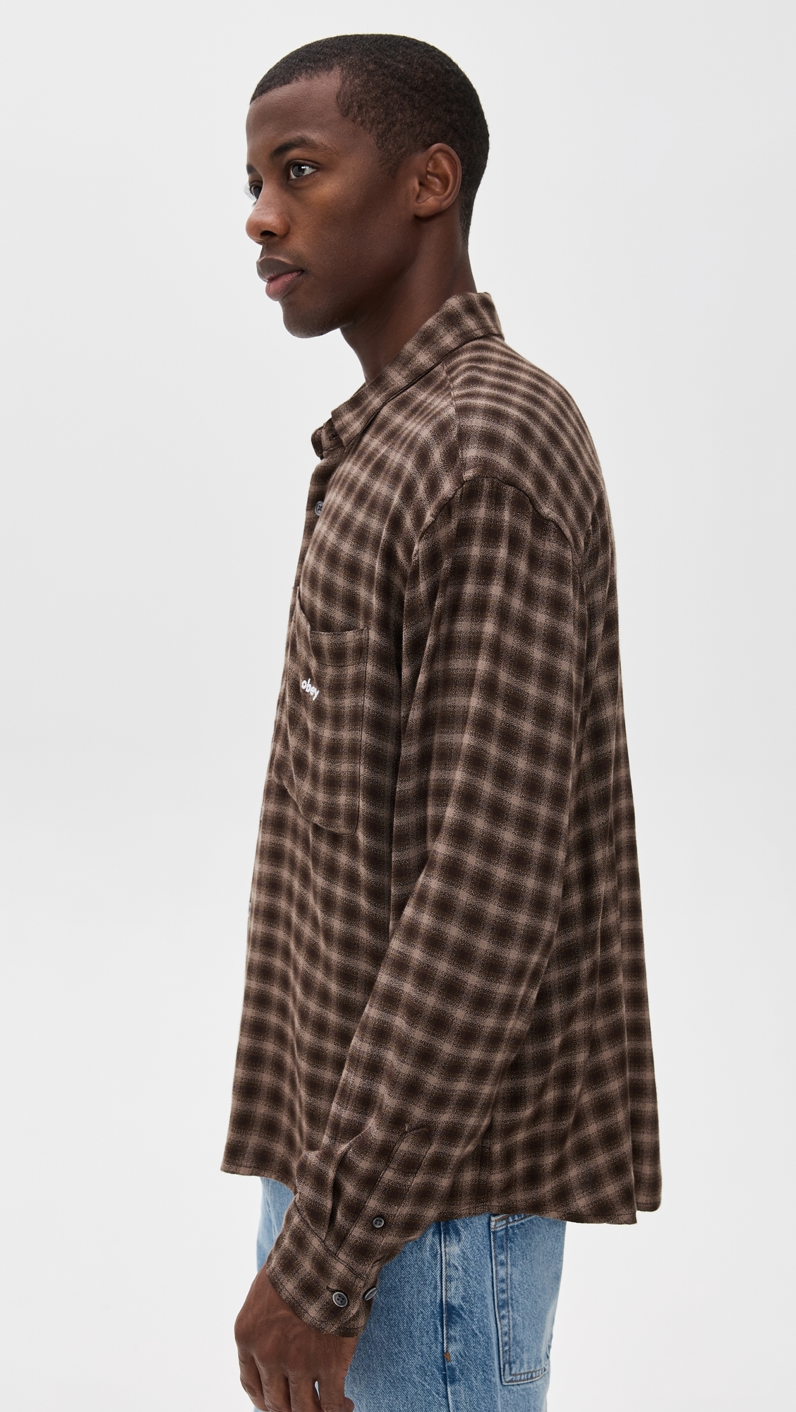 Clarence Plaid Shirt Black