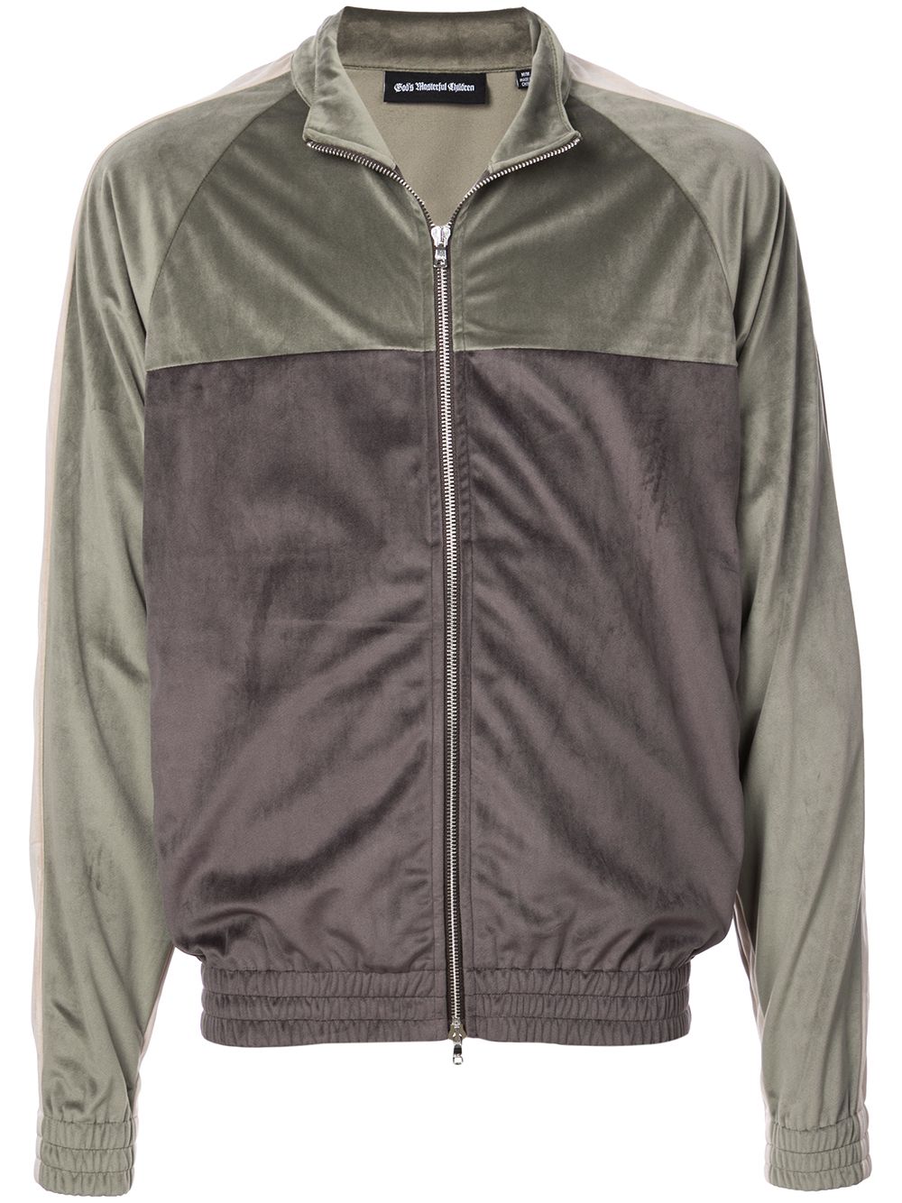 Varsity zip-up jacket - Green
