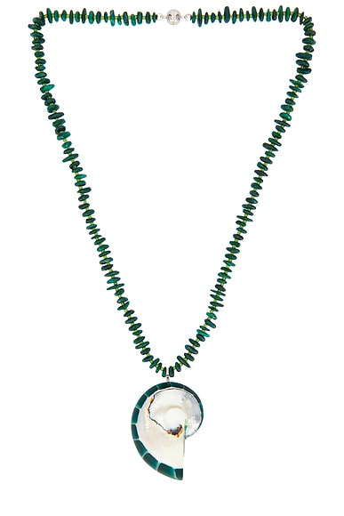 Julietta Tortugas Necklace in Green - Green. a