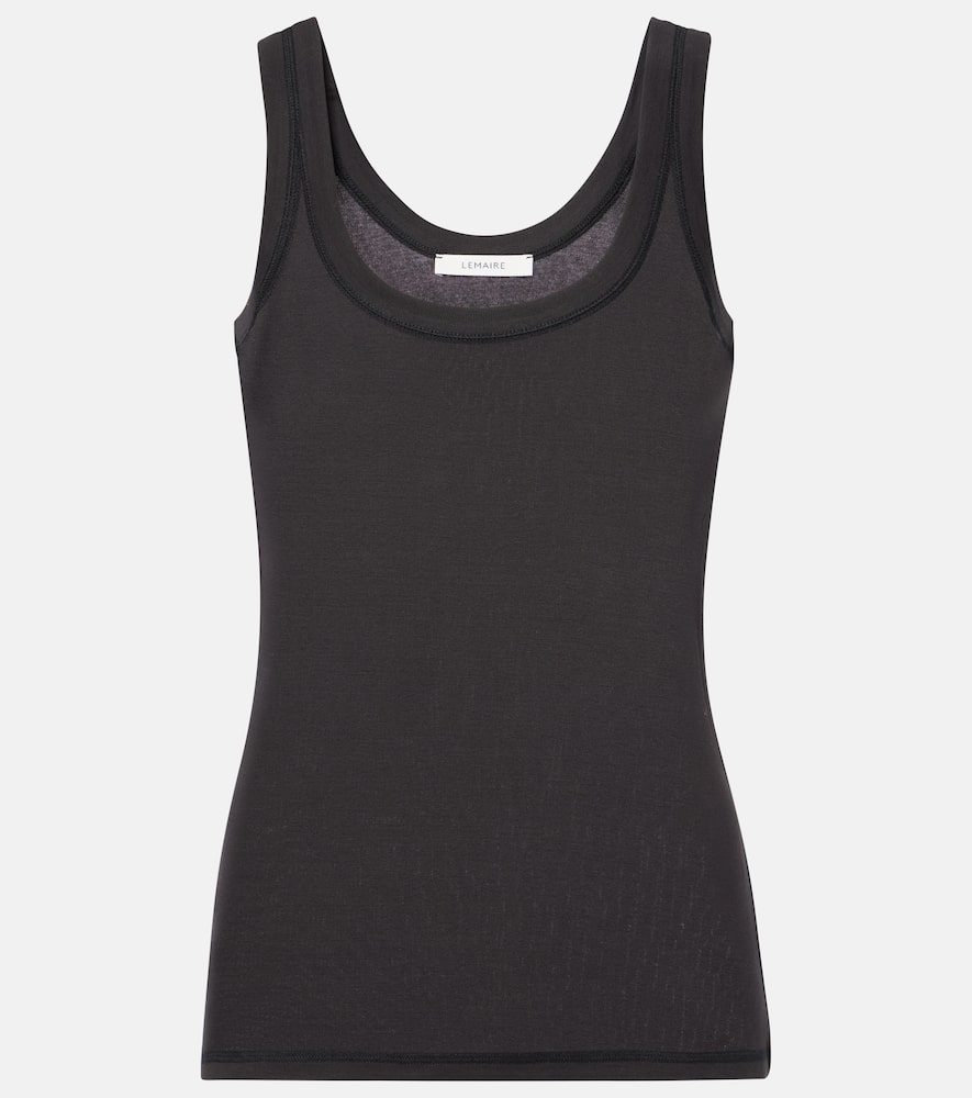 Cotton jersey tank top