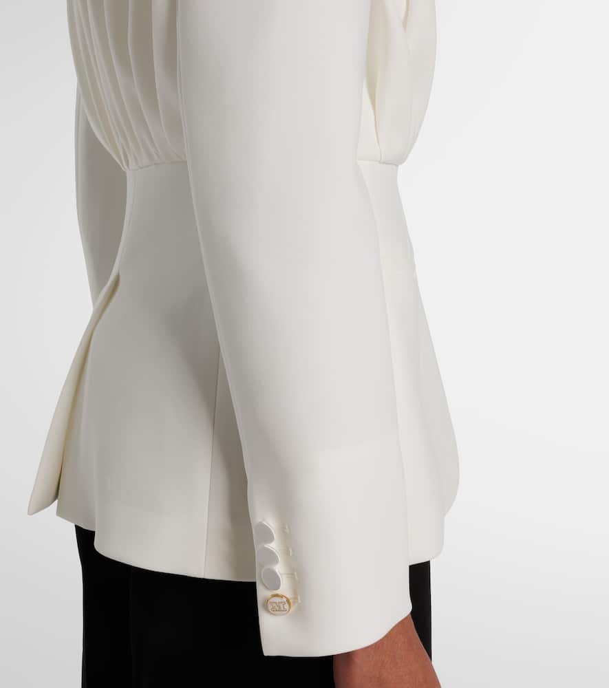 Gradi draped crêpe jacket
