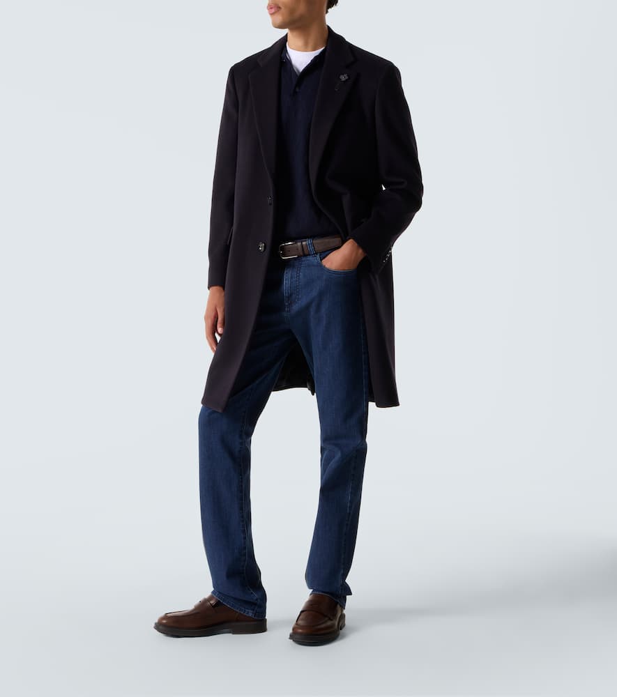Mid-rise slim jeans