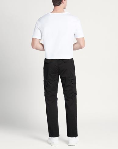 Man Pants Black Size 31 Cotton, Elastane