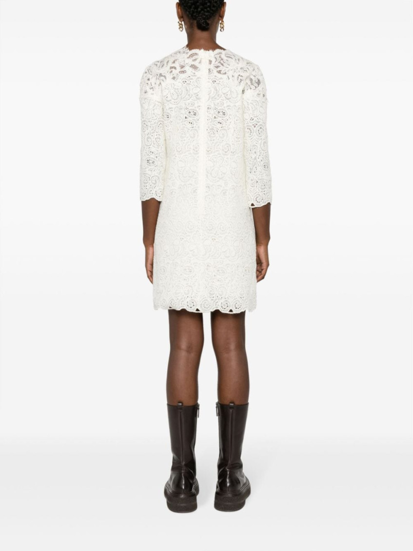 - Wool Blend Short Dress