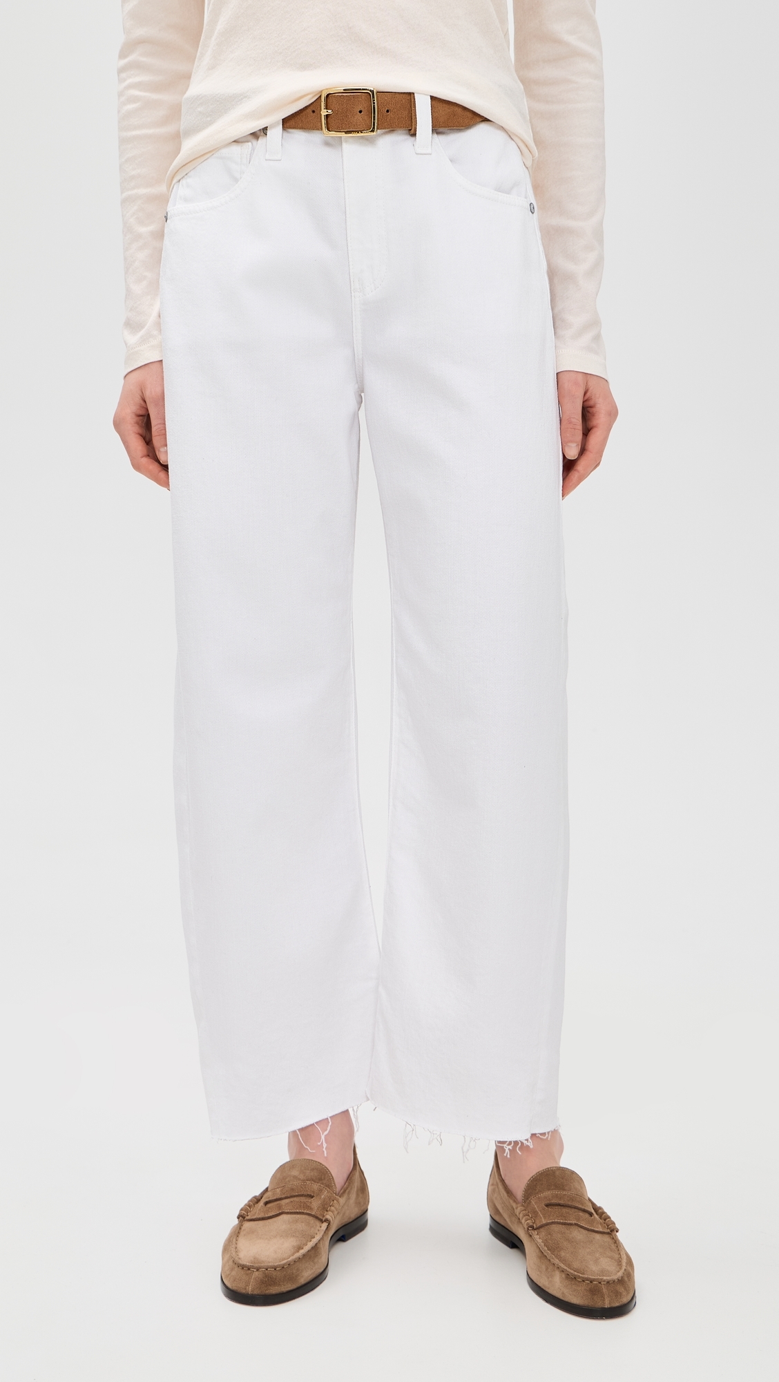 Hattie Crop Jeans GALLERY WHITE