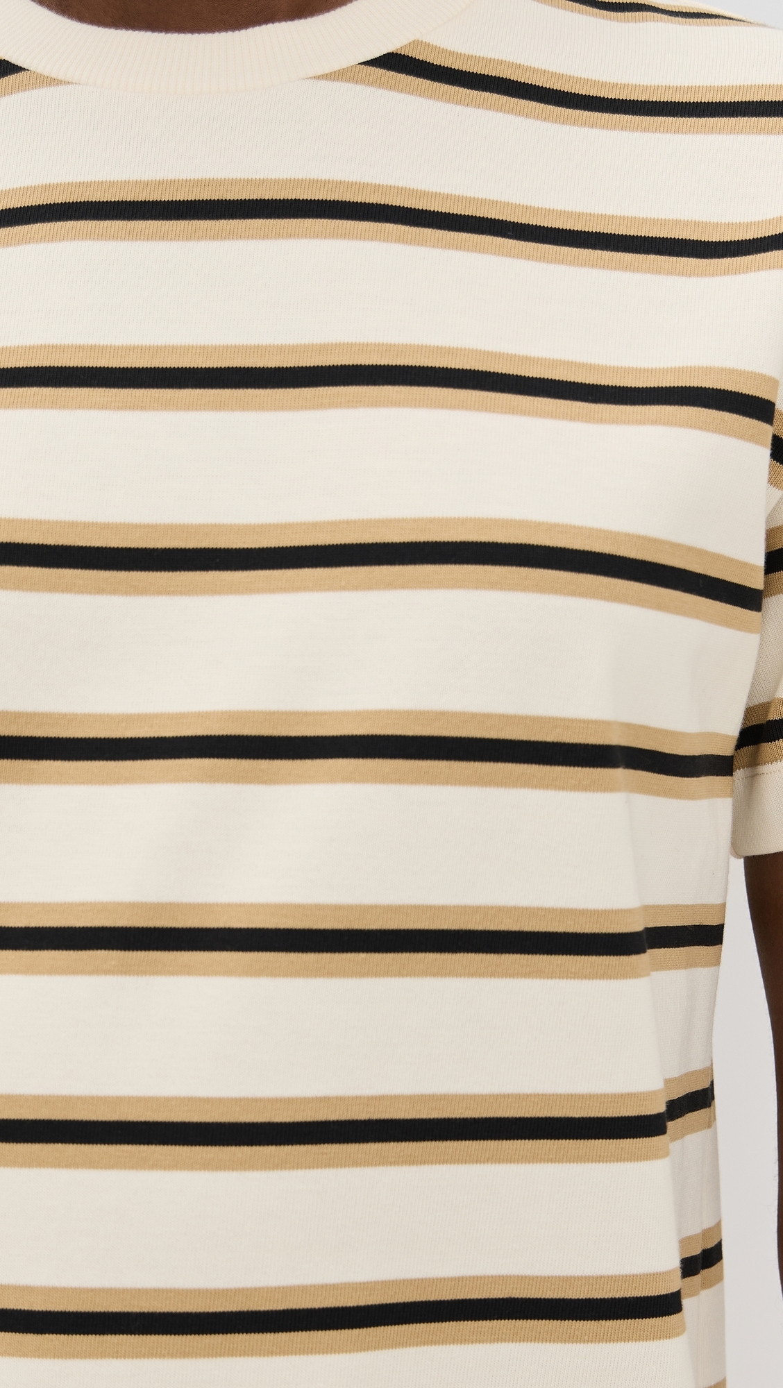Dory Dress Ivory/Khaki/Black