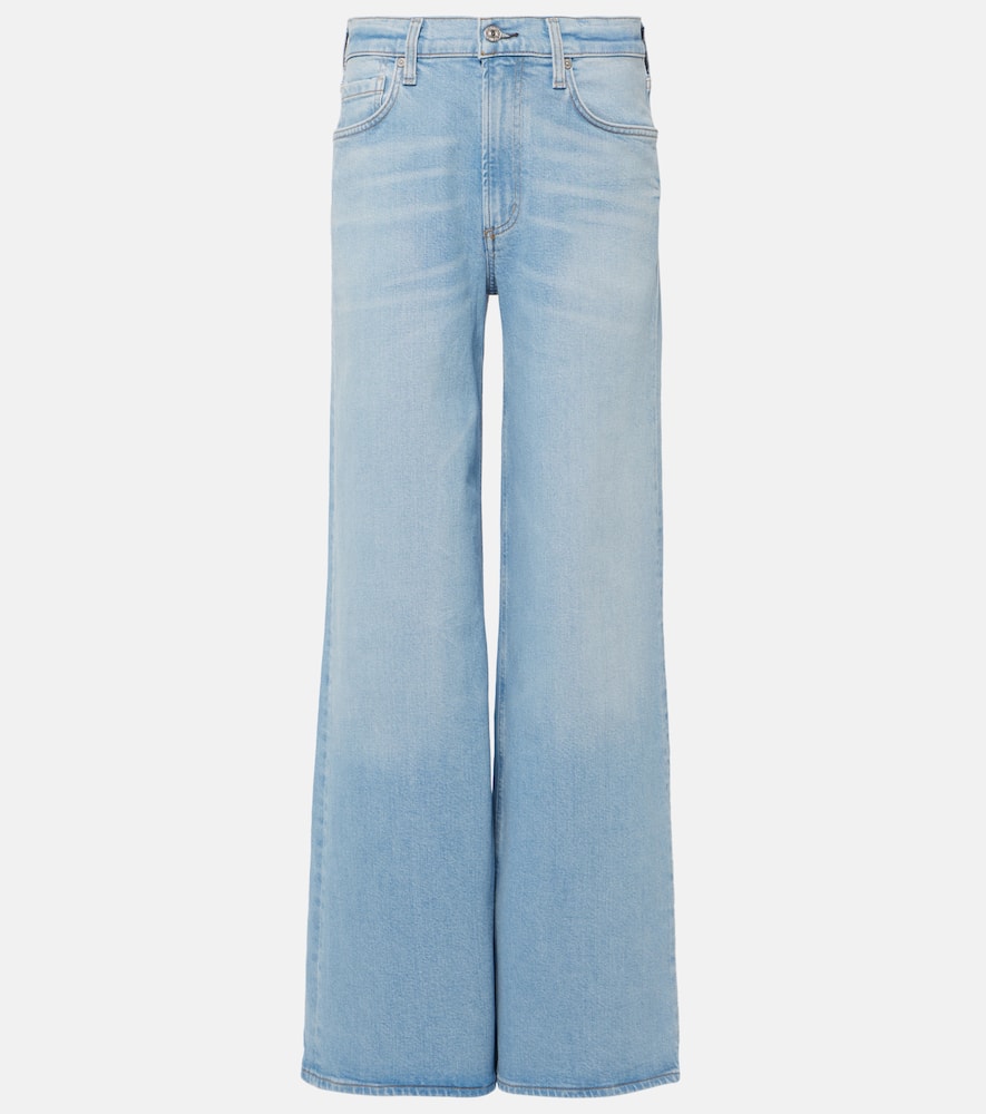 Loli mid-rise wide-leg jeans
