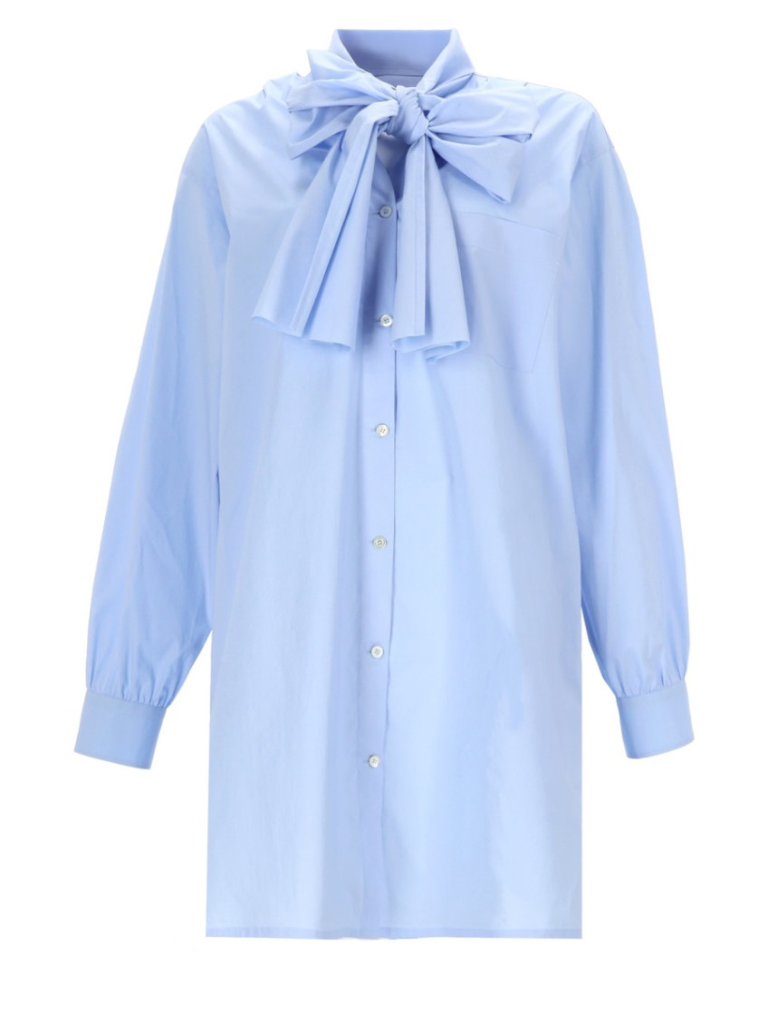 Moschino - long sleeve gown bow detai