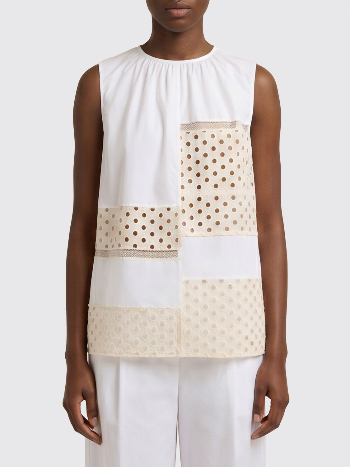 Top Woman color White