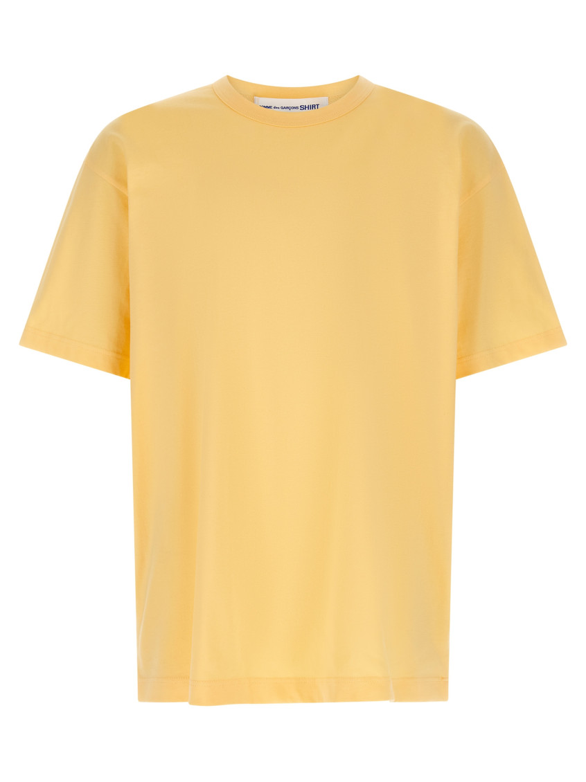 Orange Logo Print T-shirt