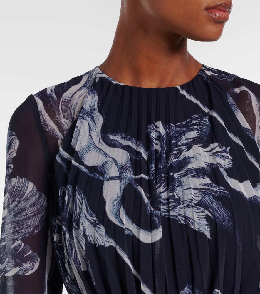 Floral voile gown
