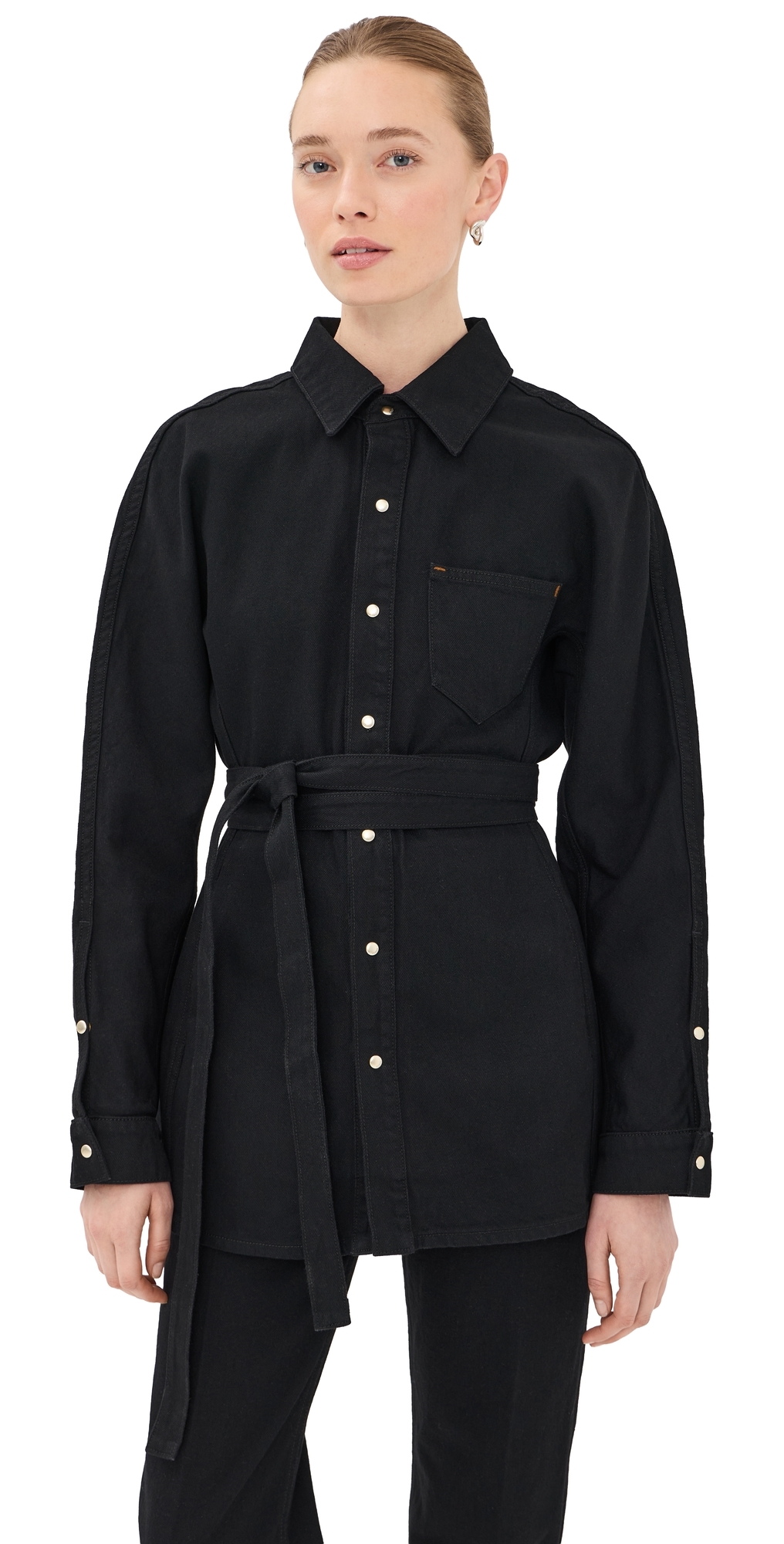 Cinch Button Down Shirt Dusk Wash