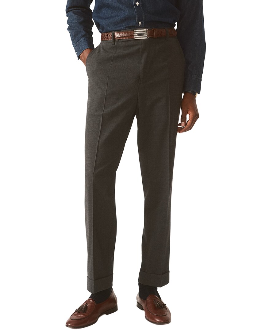 Oxford Wool-Blend Pant