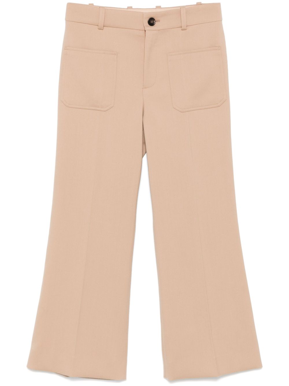 Cropped trousers - Brown