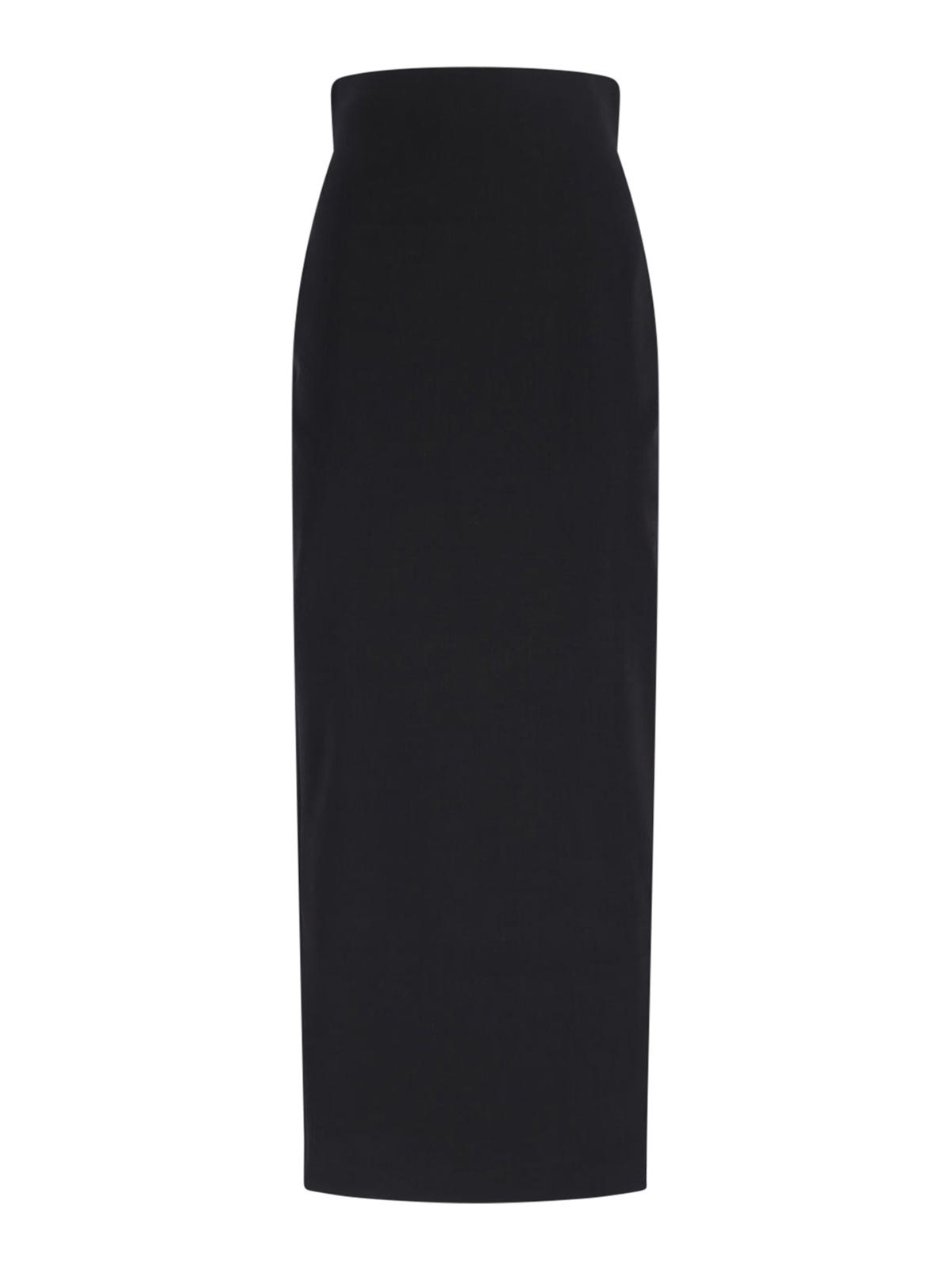 Maxi skirt in mixed wool