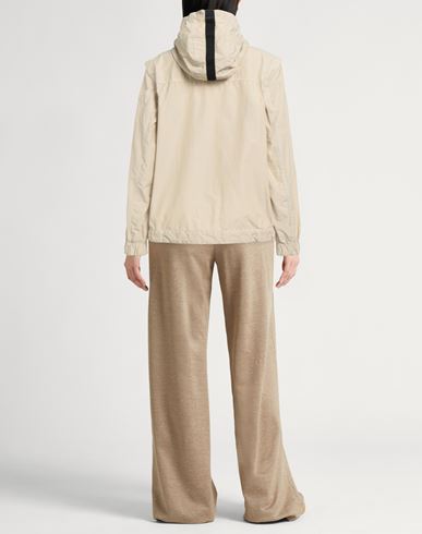 Woman Jacket Beige Size S Cotton, Nylon