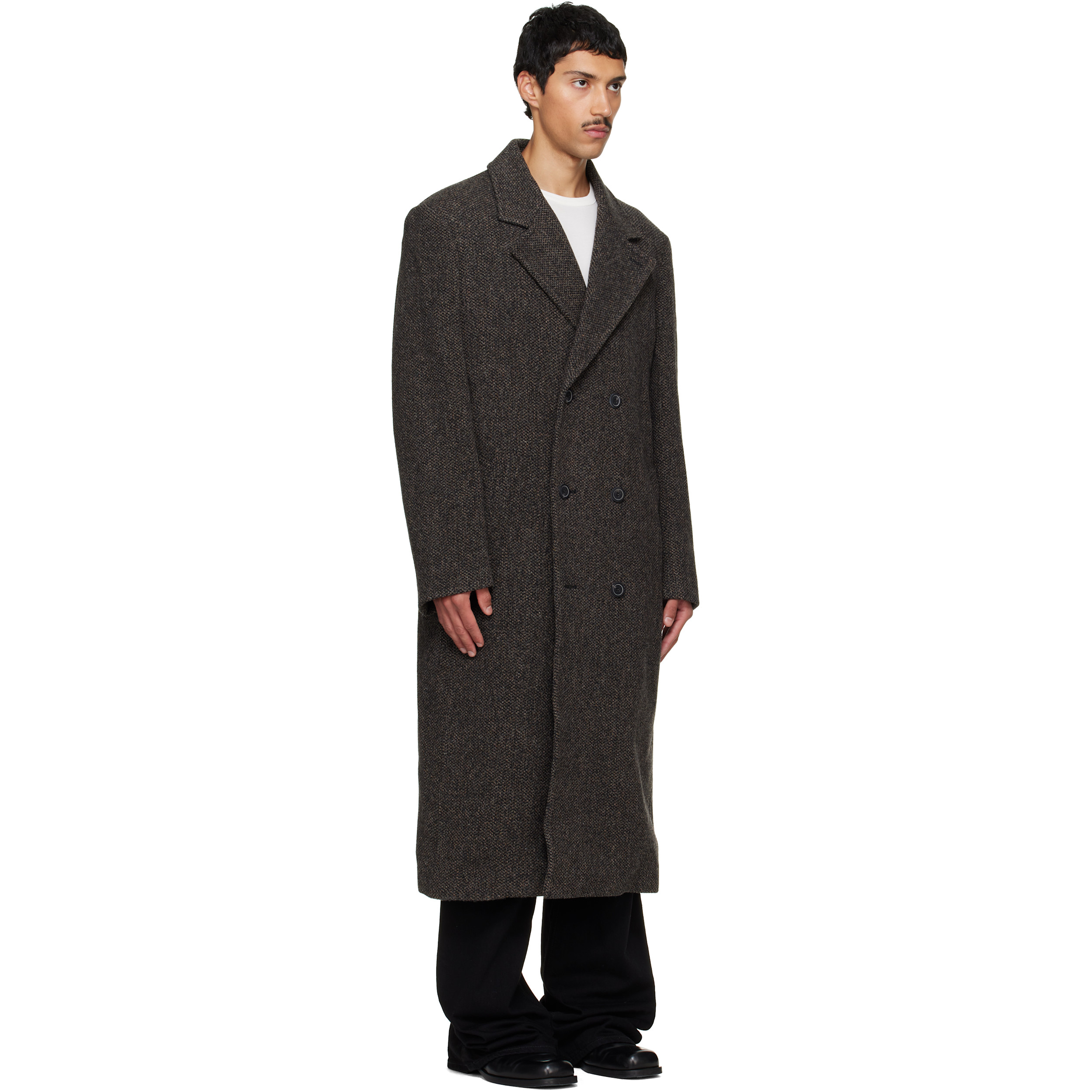 Brown Tweed Coat