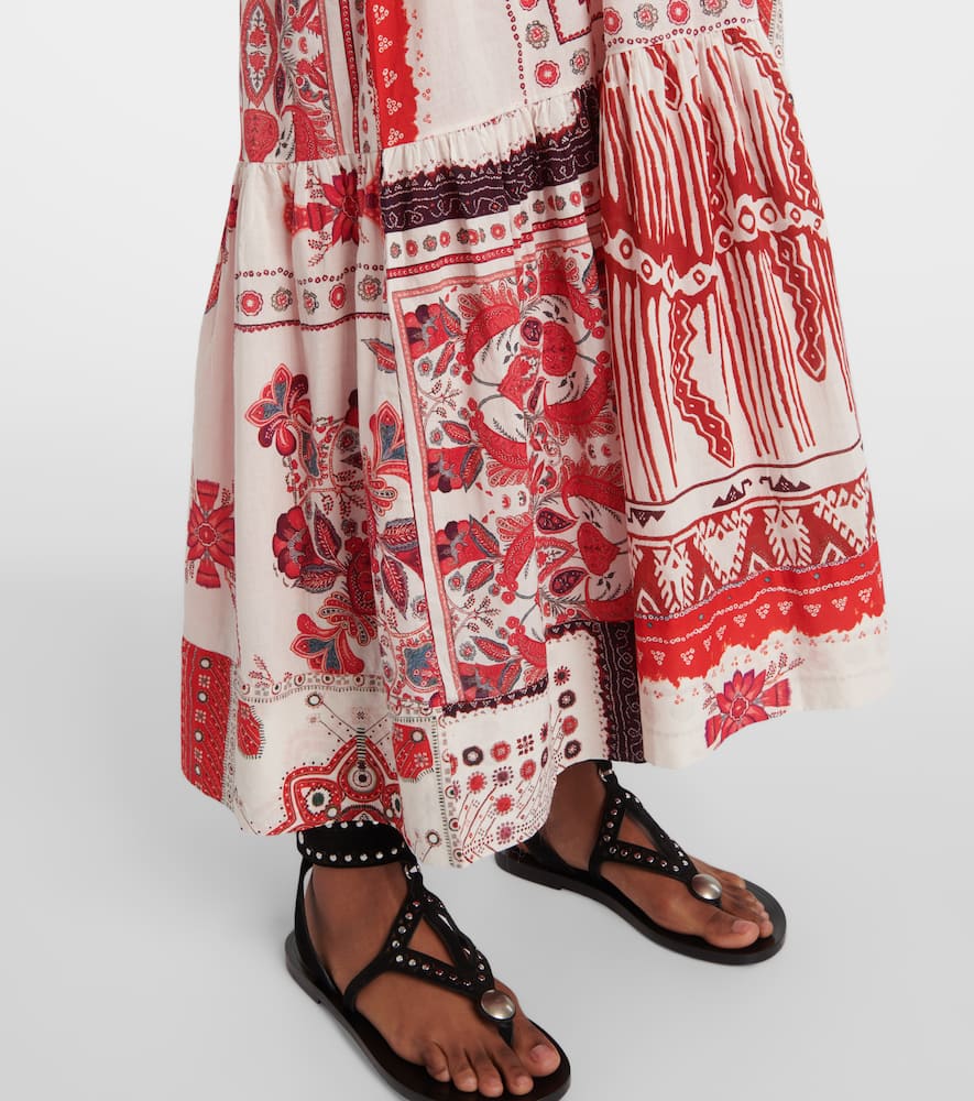 Sabbage printed cotton midi dress