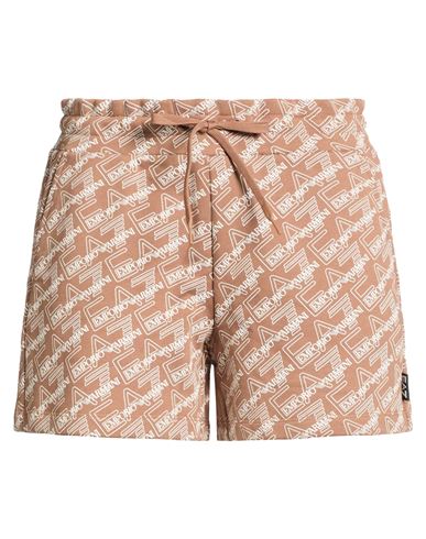 Woman Shorts & Bermuda Shorts Brown Size M Cotton