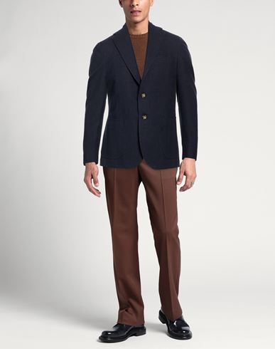 Man Blazer Midnight blue Size 38 Wool