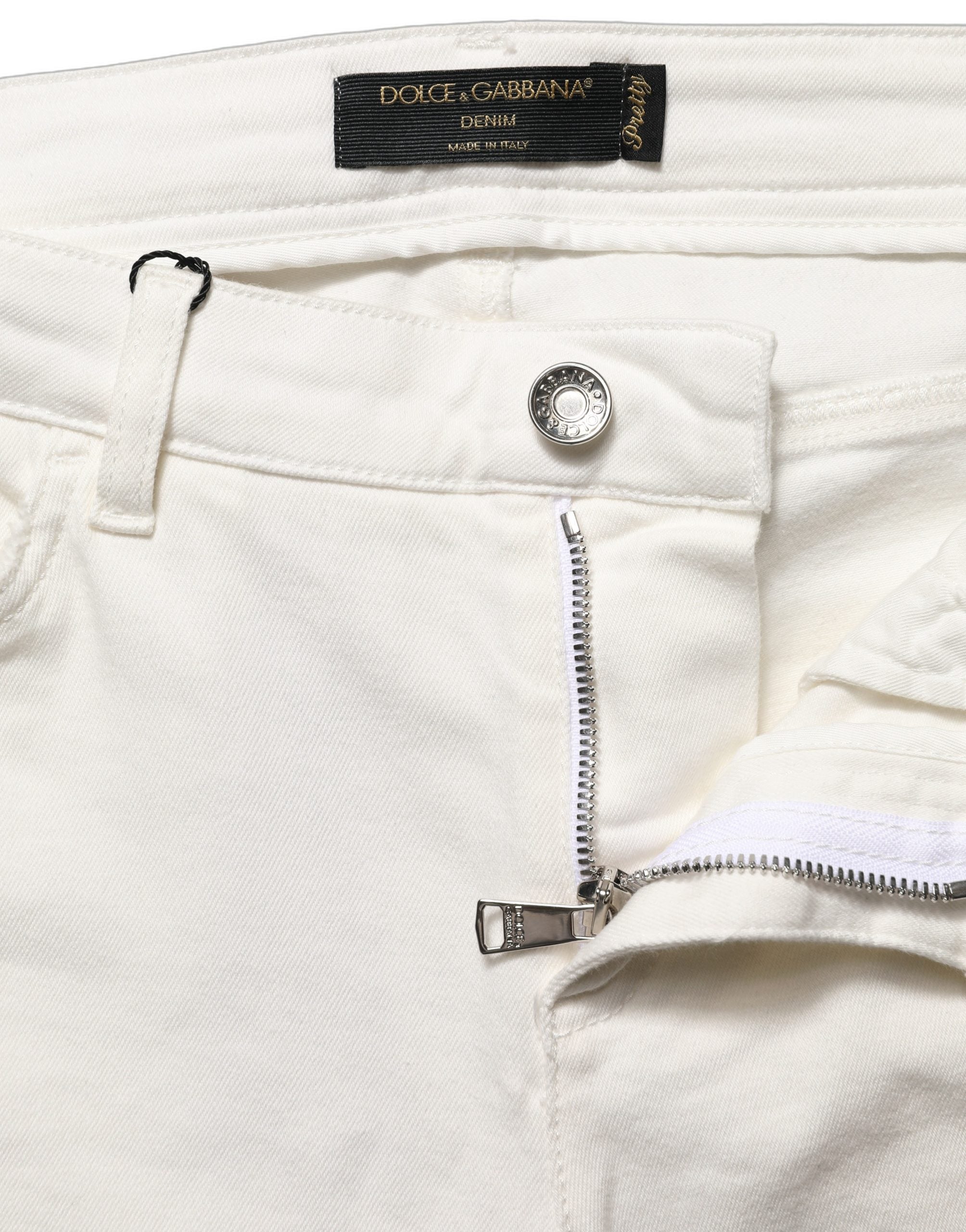 Skinny Denim Jeans — White