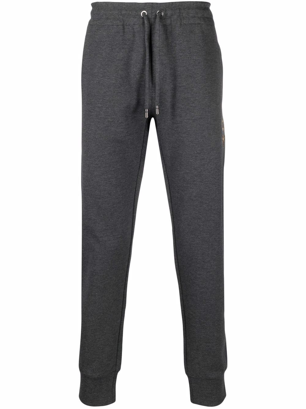 Drawstring-waist track pants - Green