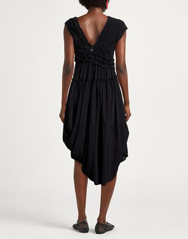 Woman Midi dress Black Size 6 Nylon, Elastane