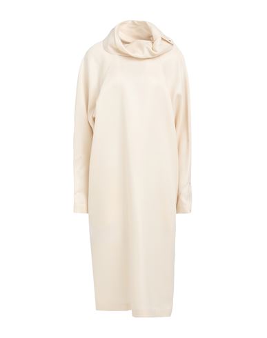 Woman Midi dress Sand Size 4 Wool, Silk