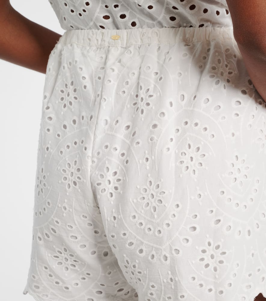 Cruse broderie anglaise cotton shorts
