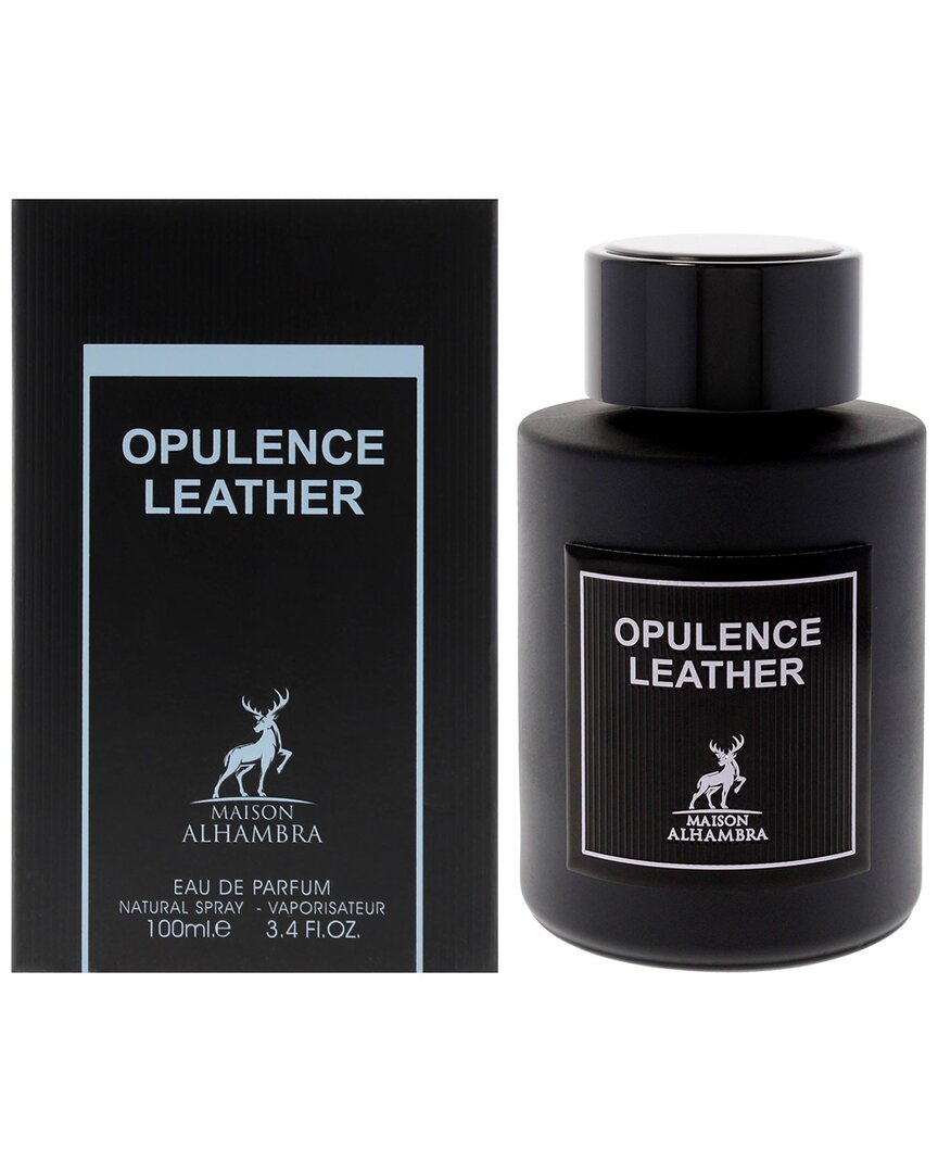 Maison Alhambra Men's 3.4oz Opulence Leather EDP