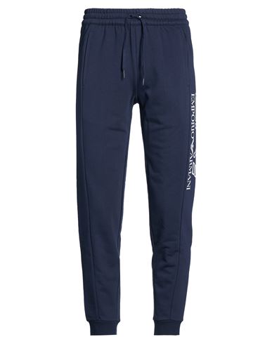 Man Pants Midnight blue Size L Cotton
