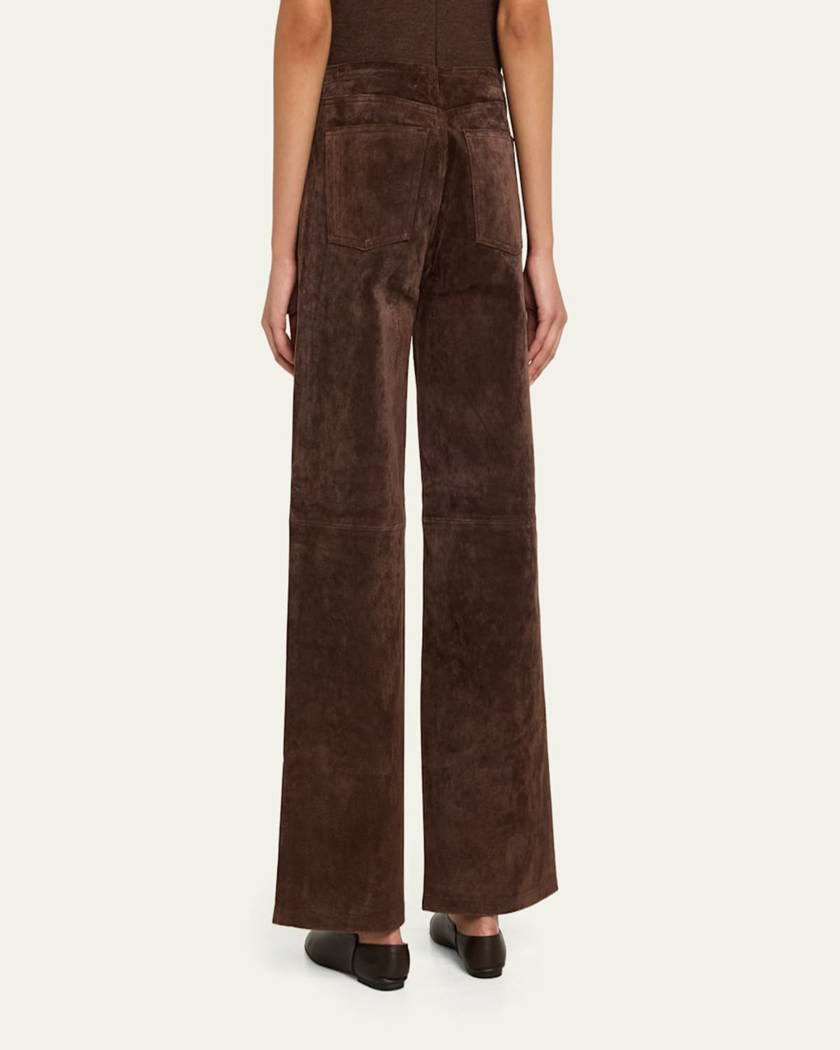 Cool Suede Low-Rise Jeans